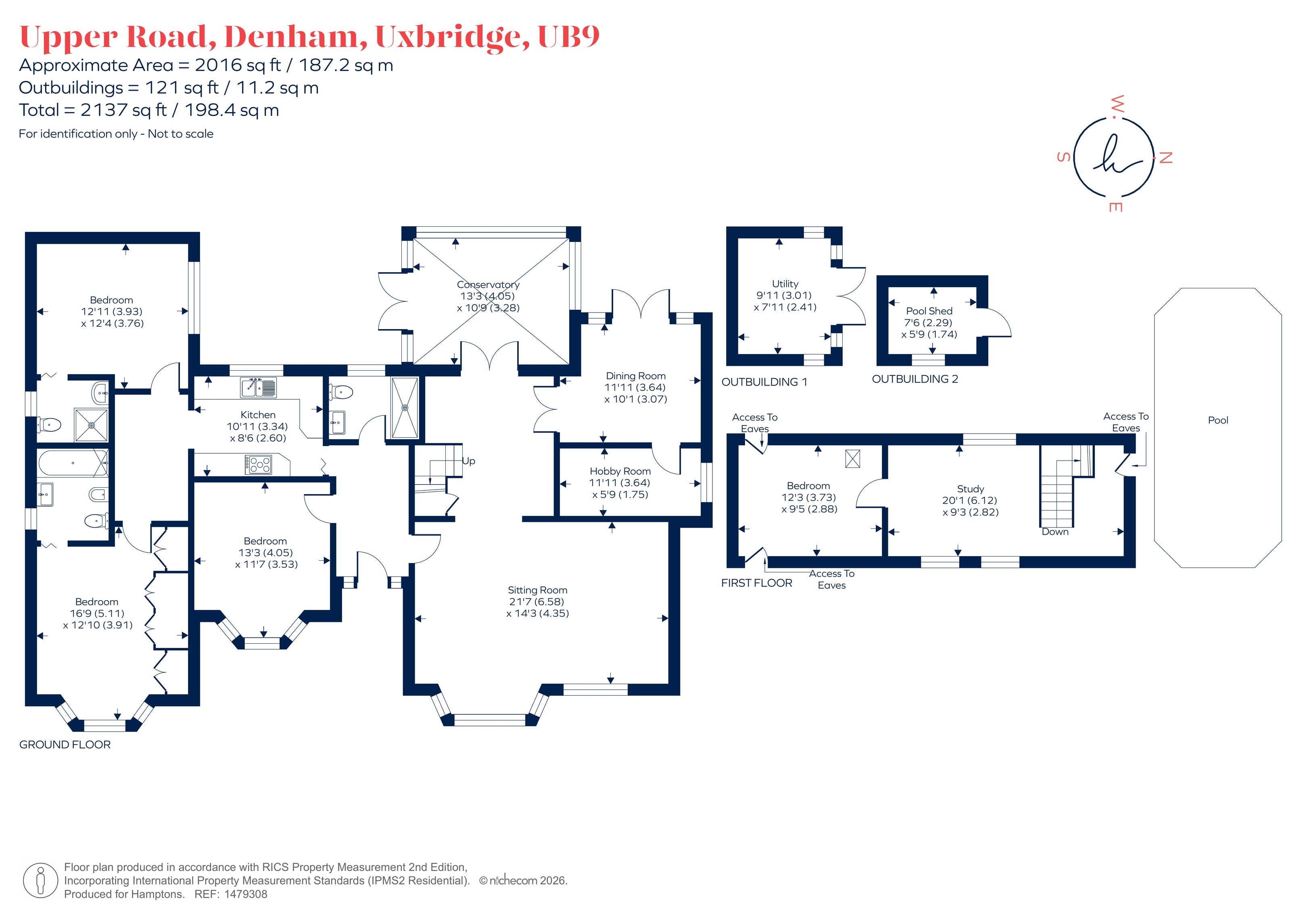 40, Upper Road, Uxbridge floorplan
