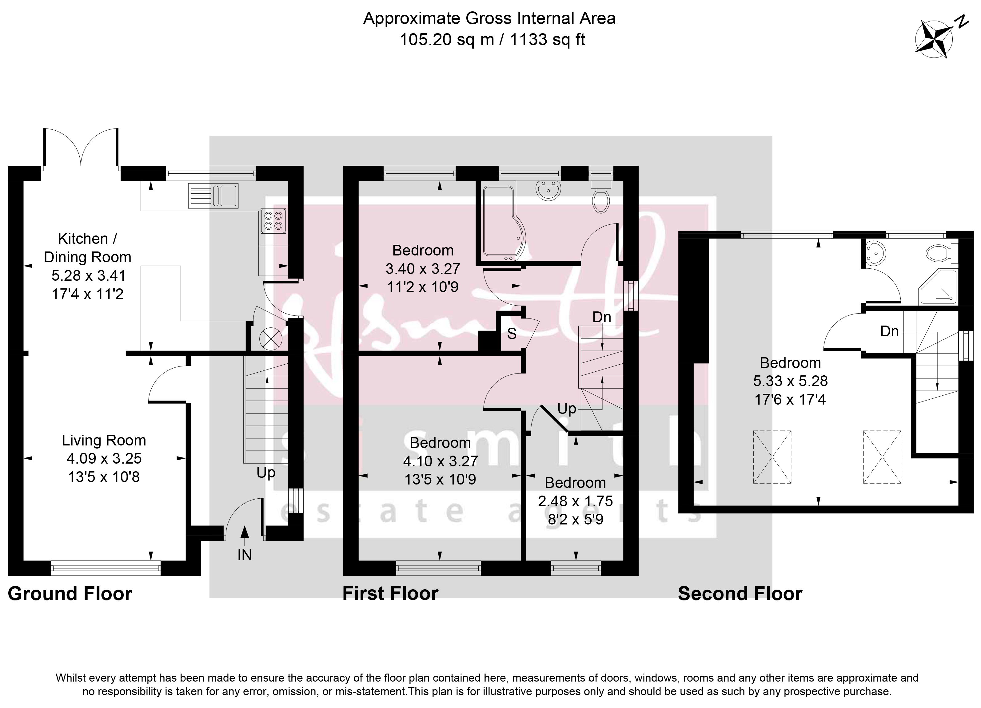 25, Goffs Road, Ashford floorplan