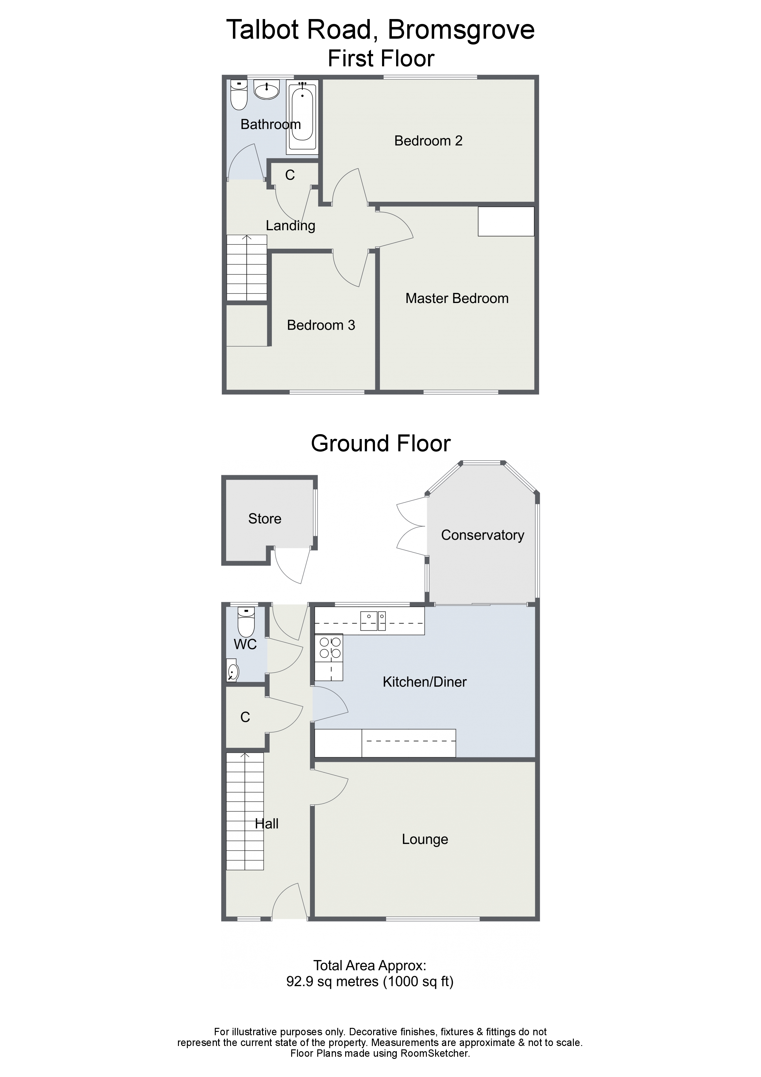 3 Bedrooms Terraced house for sale in Talbot Road, Charford, Bromsgrove B60