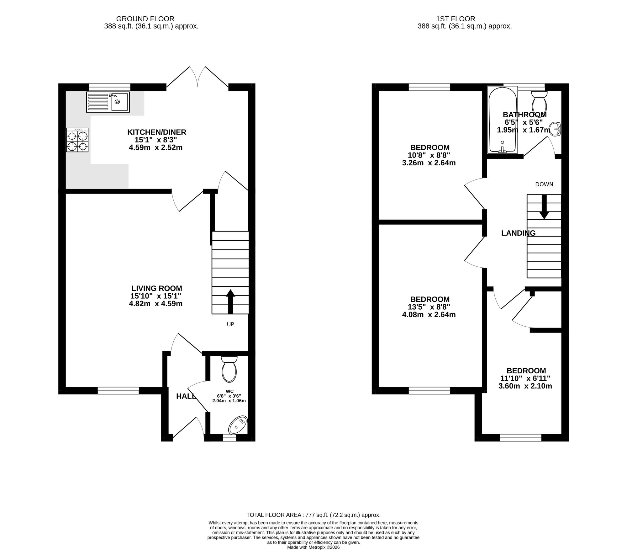 1 Clos Marteg, Newport floorplan