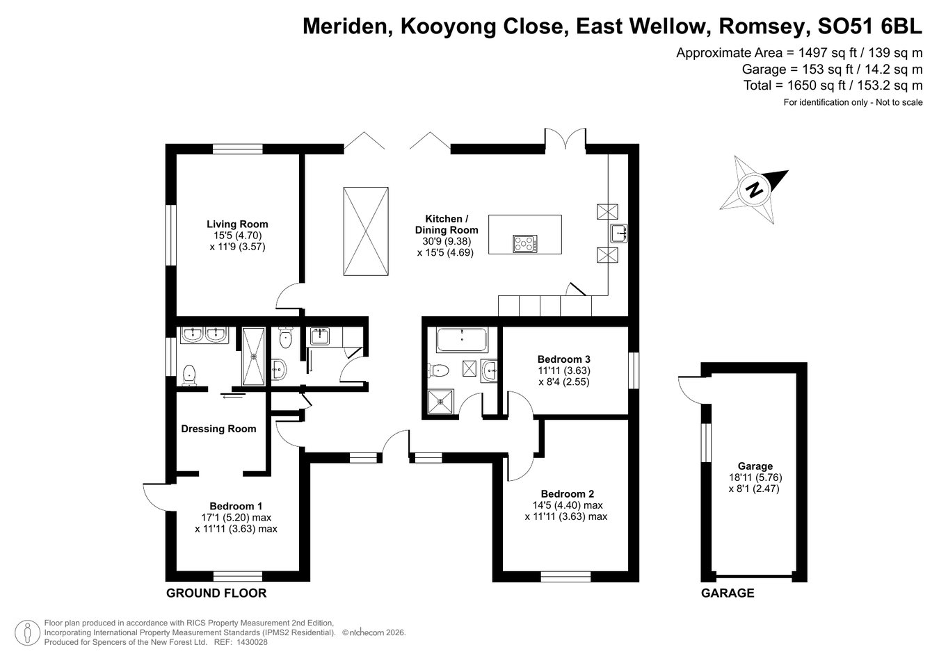 Meriden, Kooyong Close, Romsey floorplan