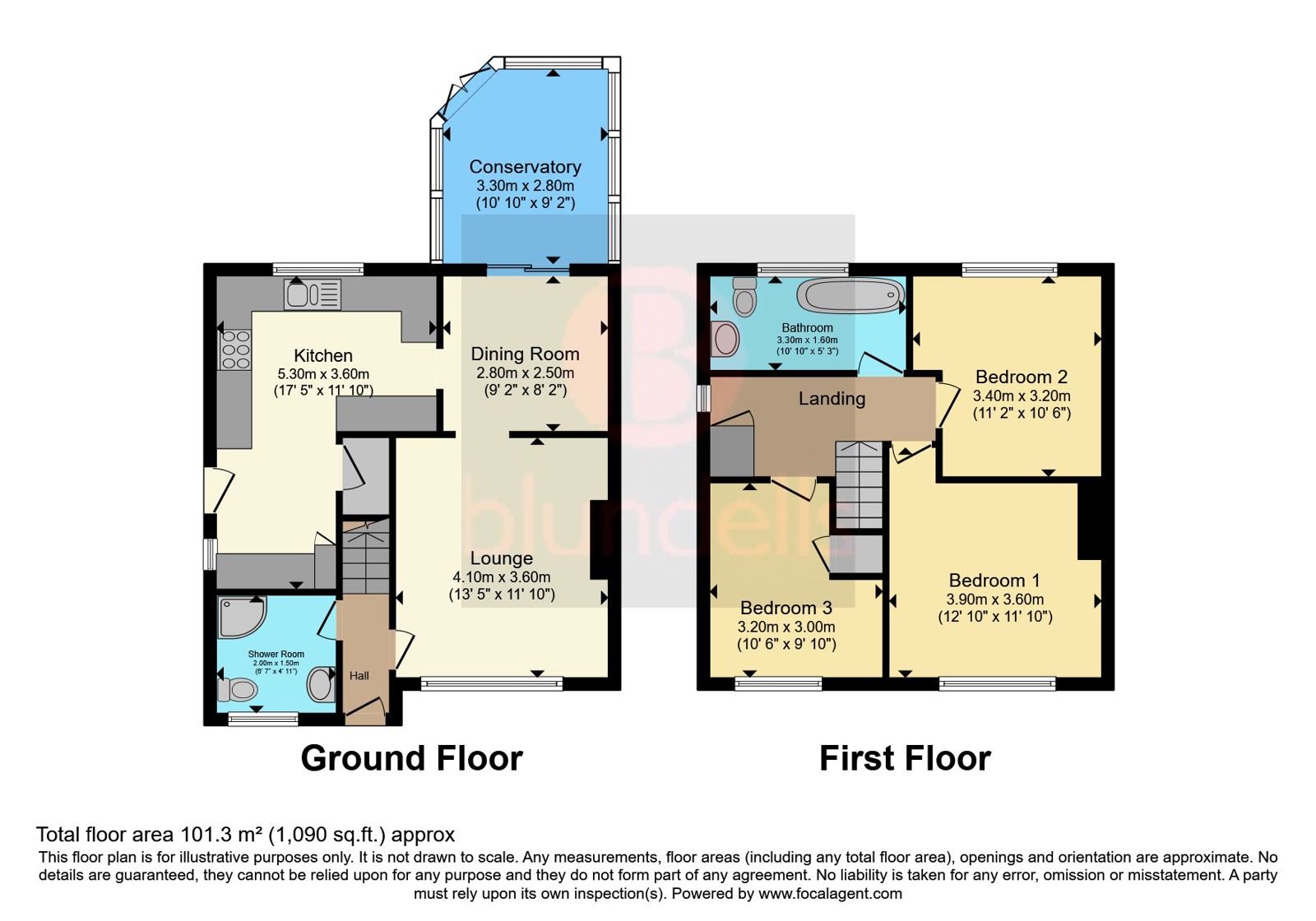 12, Ruthyn Avenue, Derbyshire floorplan