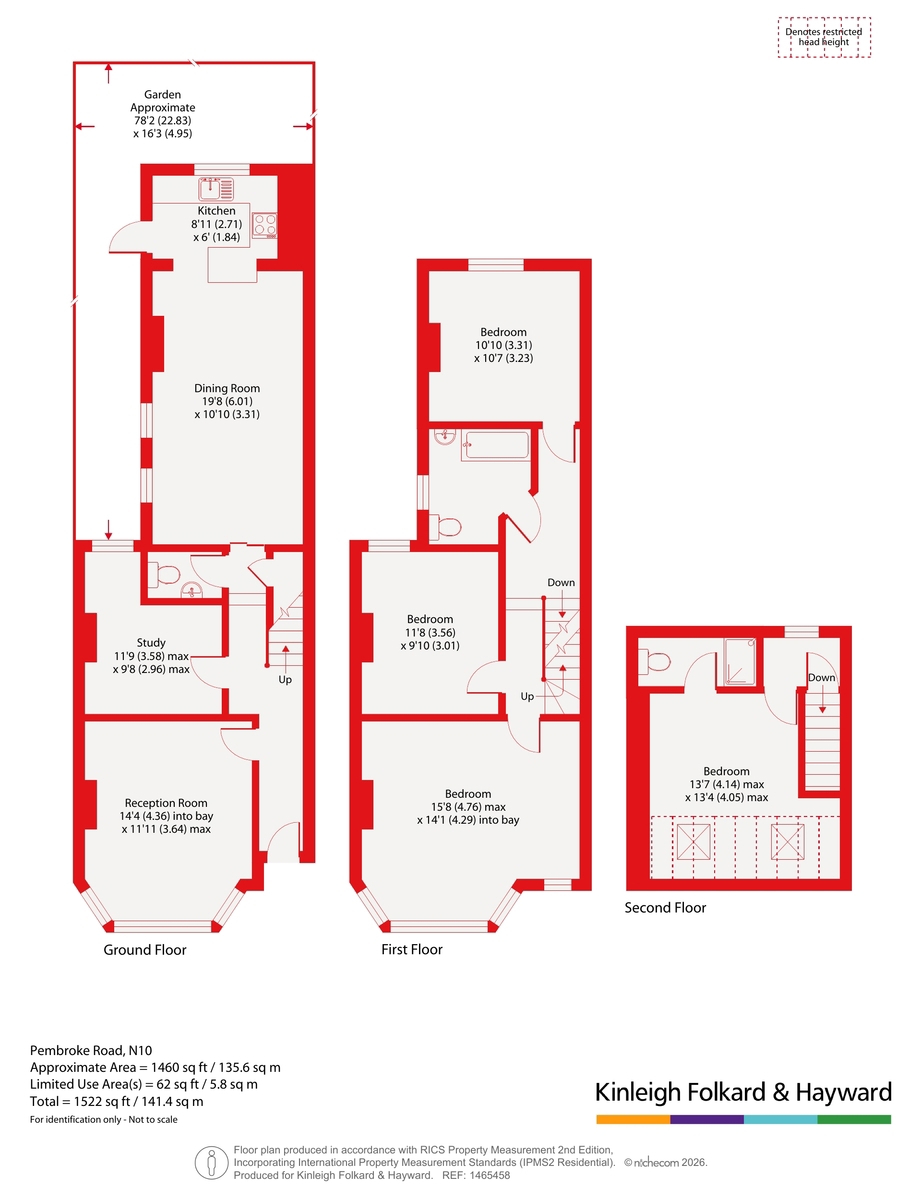 20, Pembroke Road, London floorplan