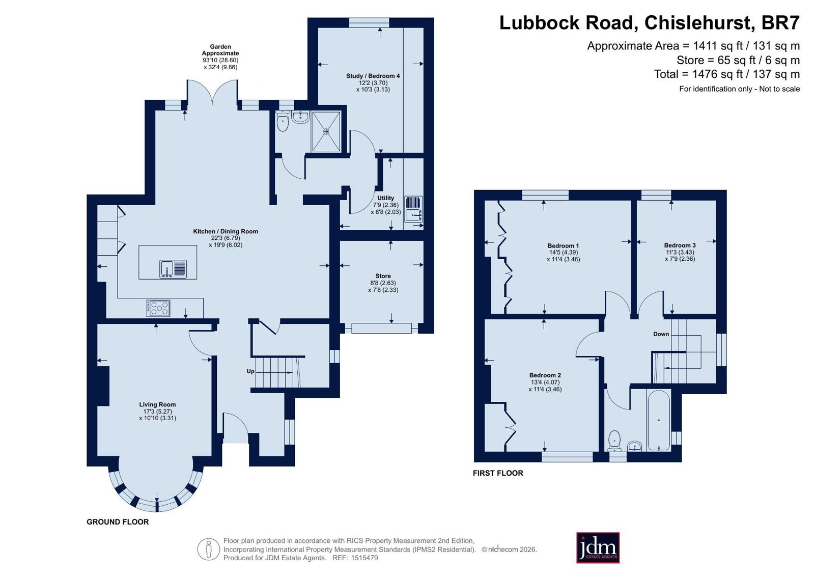 27, Lubbock Road, Chislehurst floorplan