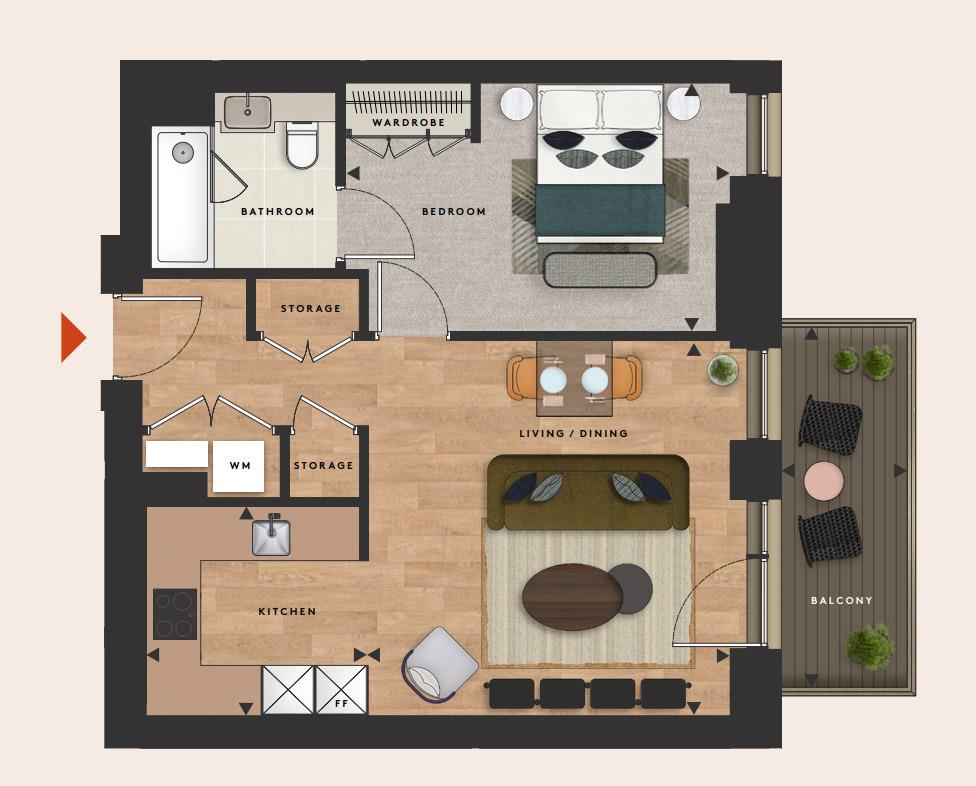The Bellamy, 10 Manilla Street, London floorplan