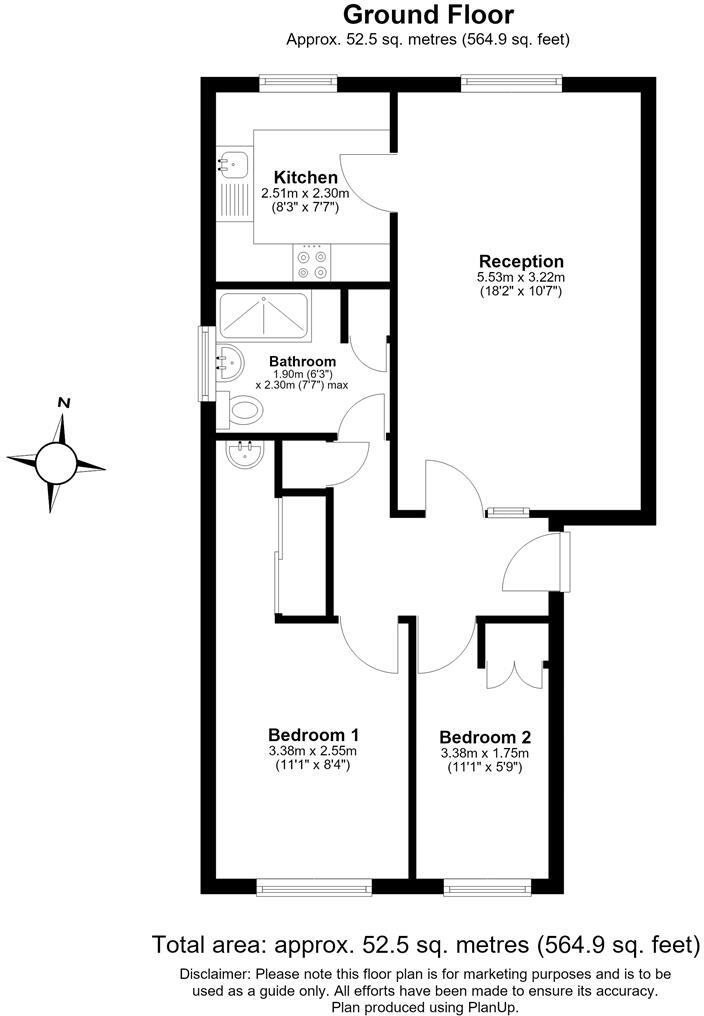 Cross Road, Wimbledon floorplan