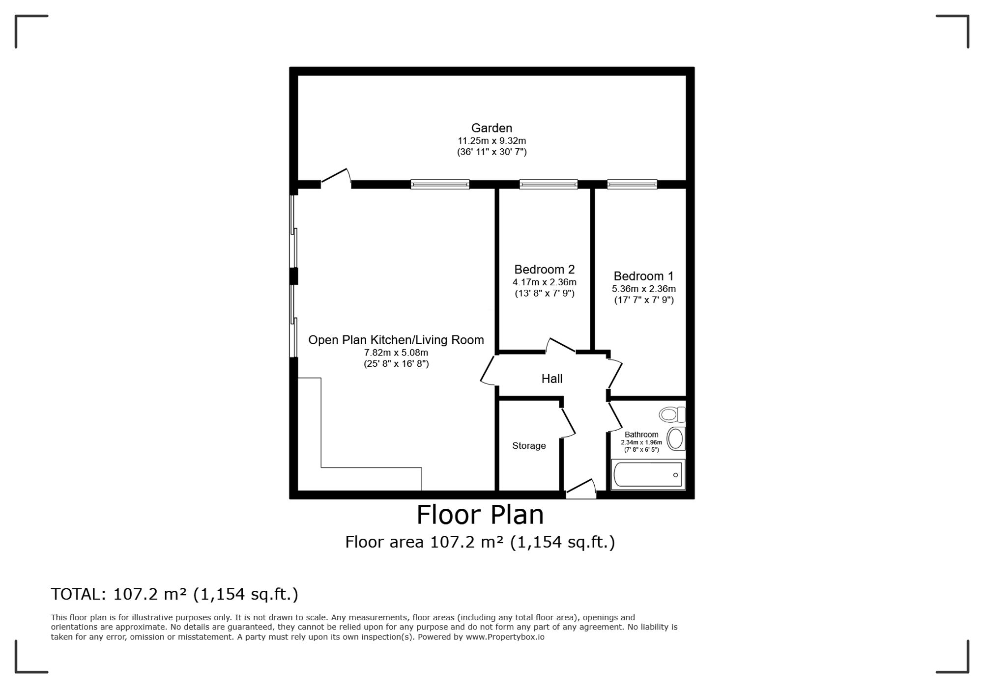 Apt 6, 7 Cotton Gardens, Bolton floorplan