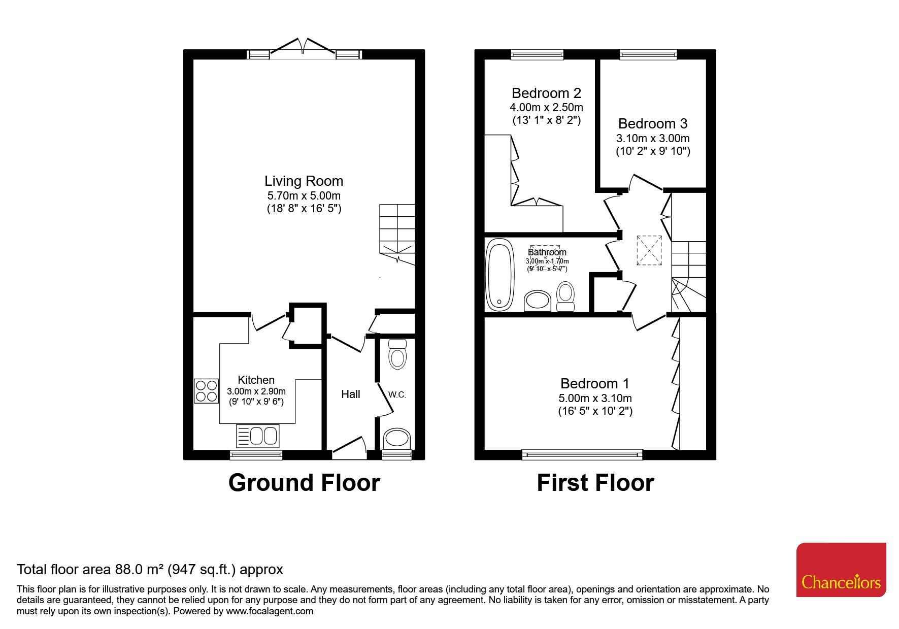 3, Trinity Close, Northwood floorplan