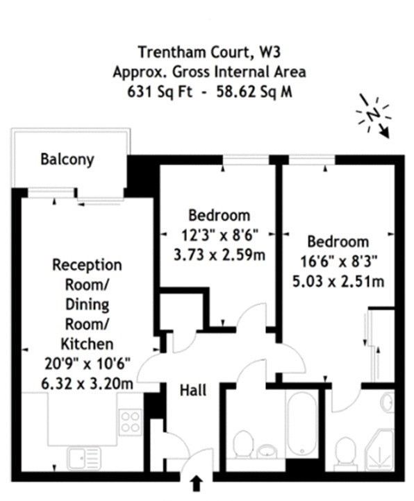 Victoria Road,, Victoria Road W3, London floorplan