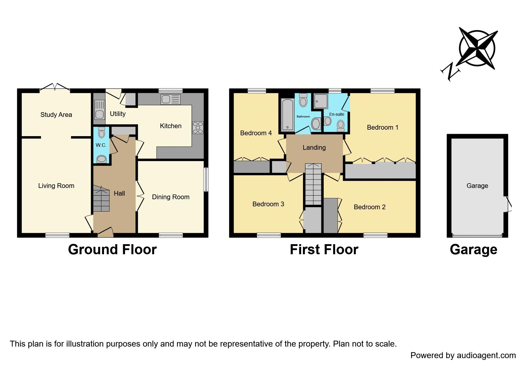 19, Fox Hedge Way, Bedford floorplan