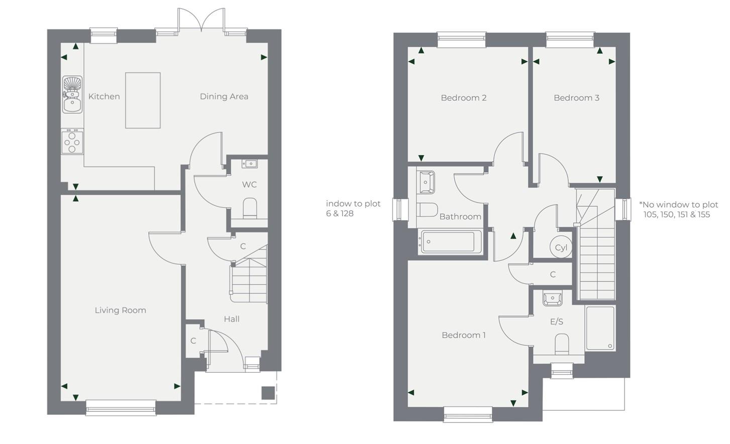 Plot 154, The Sherston, Lackham Place, Chippenham floorplan
