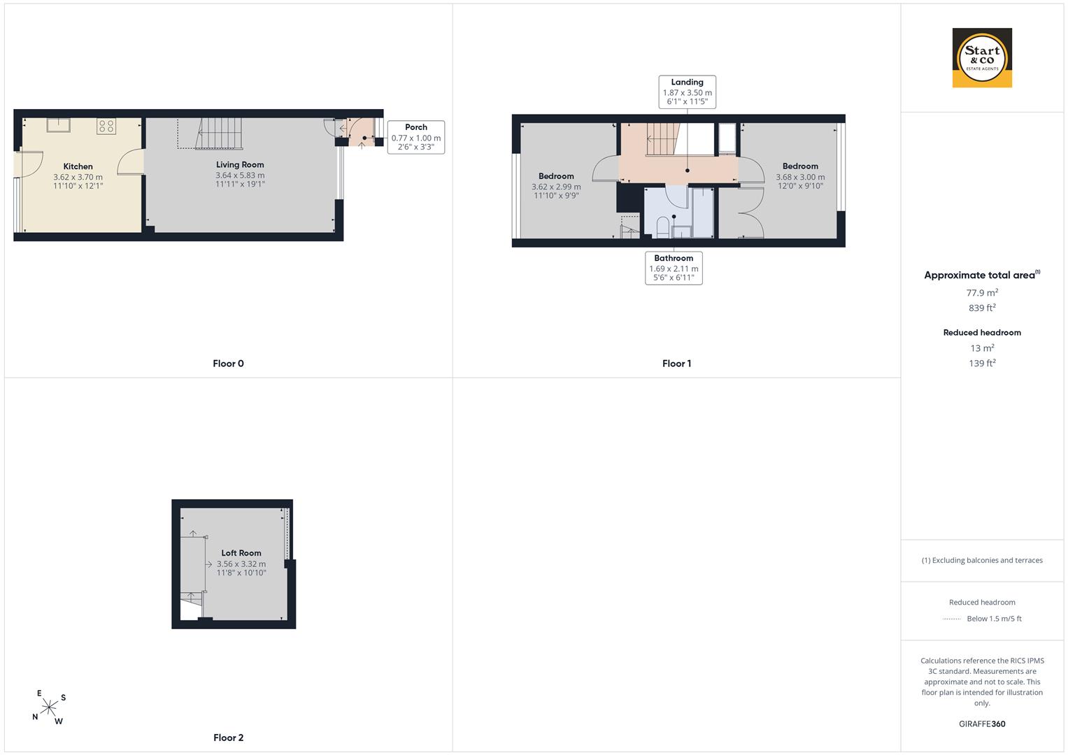 79, Dale Road, Newquay floorplan