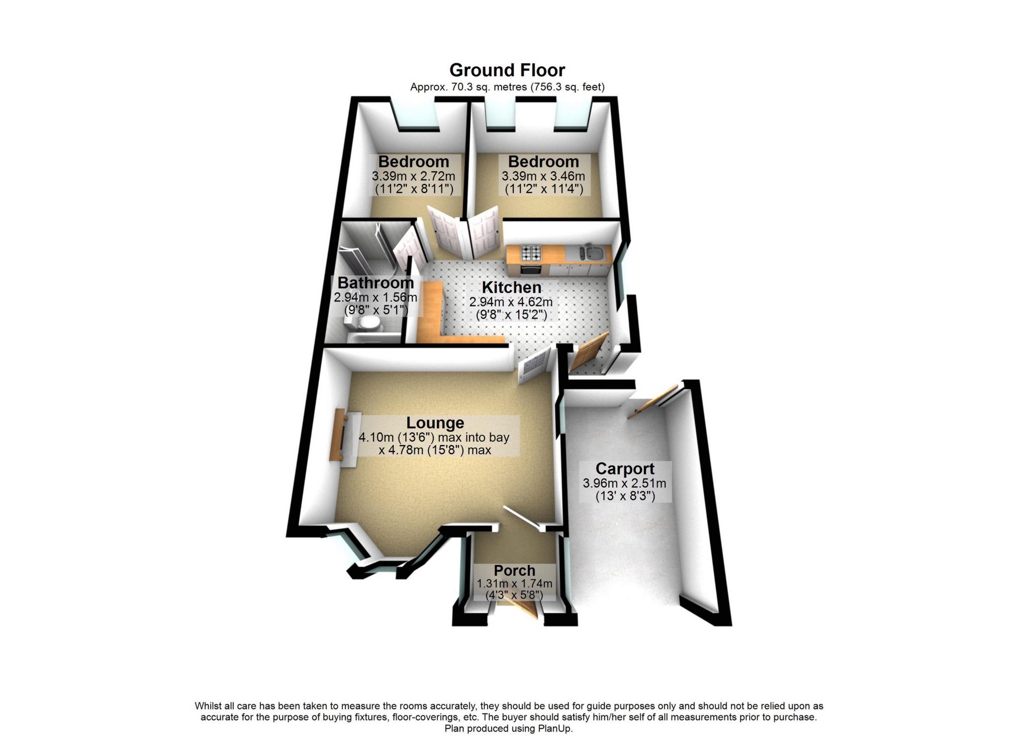 10, Mayfield Avenue, Haughton Dale, Denton floorplan