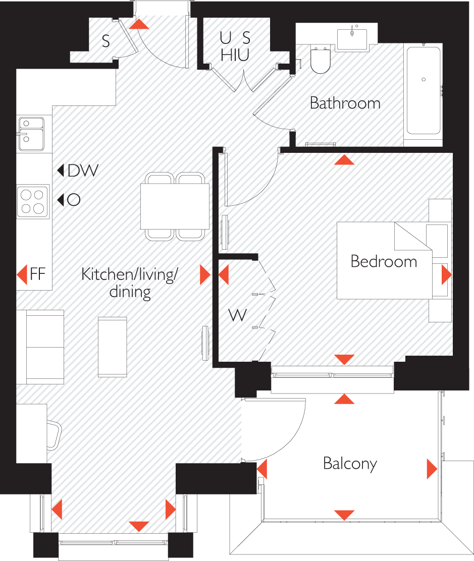Zone At Oval Village, 15 Gasholder Place, Oval, Lambeth floorplan
