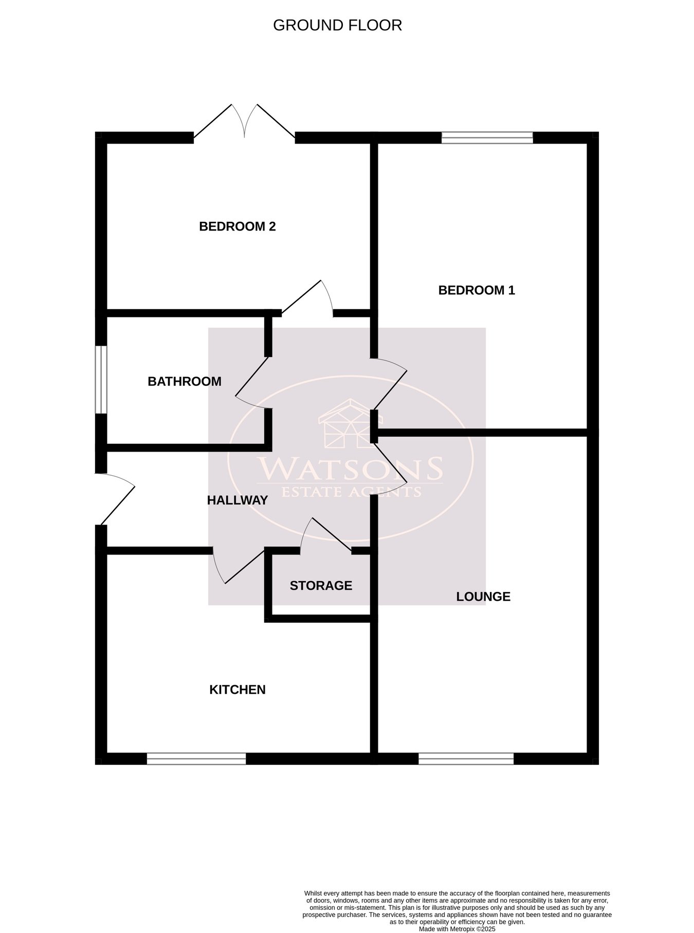 75, Dunster Road, Nottingham floorplan