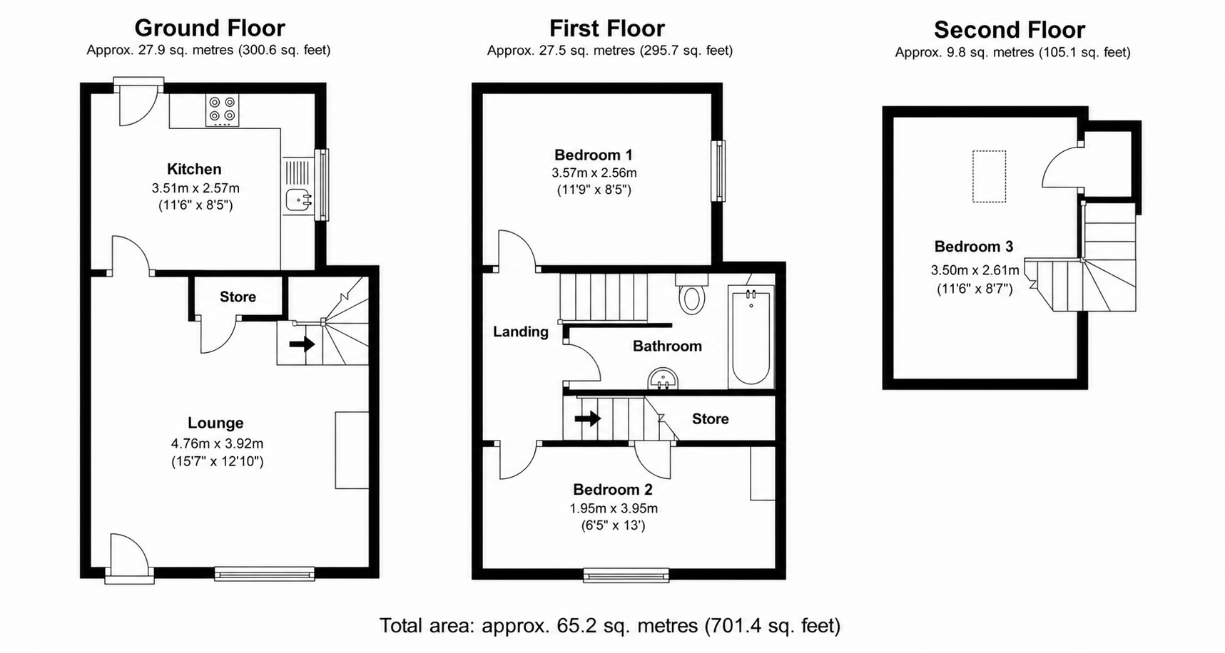 3, Beech St, Rossendale floorplan