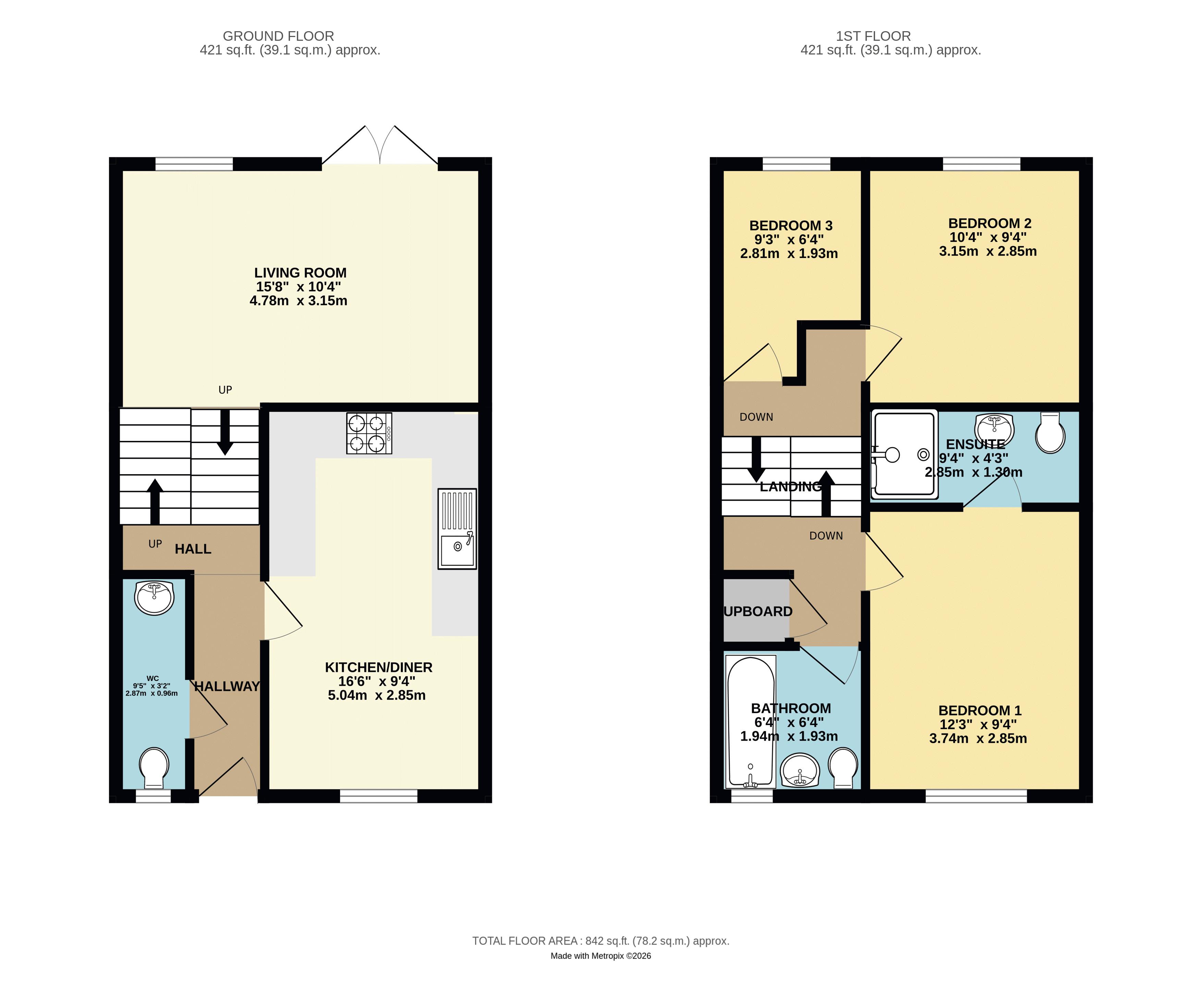 49, Ivy Drive, Plymouth floorplan