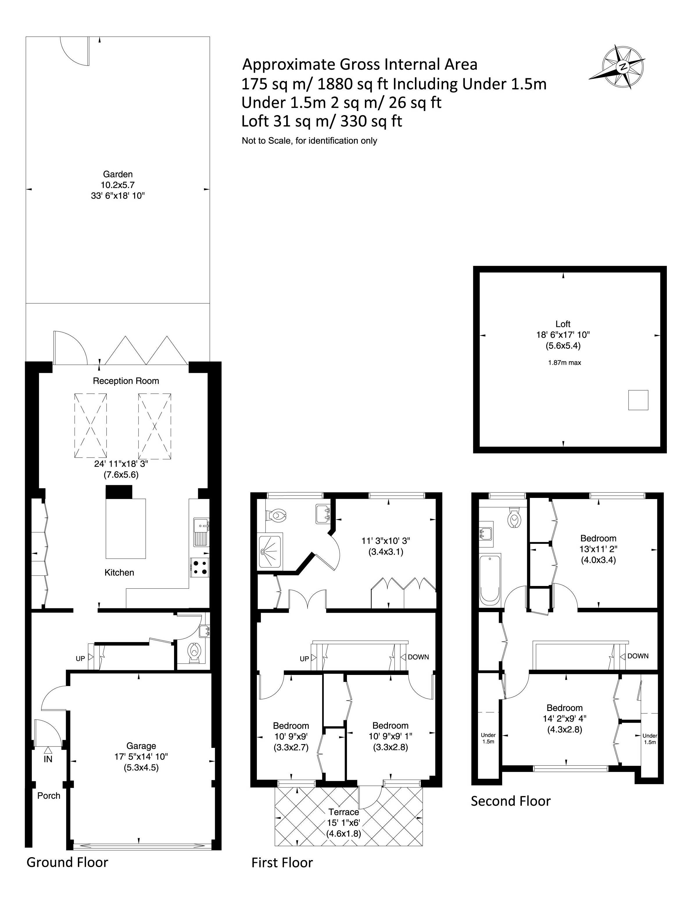 Challoners Close, East Molesey floorplan