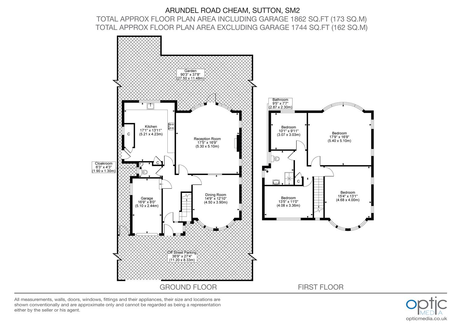 18, Arundel Road, Sutton floorplan