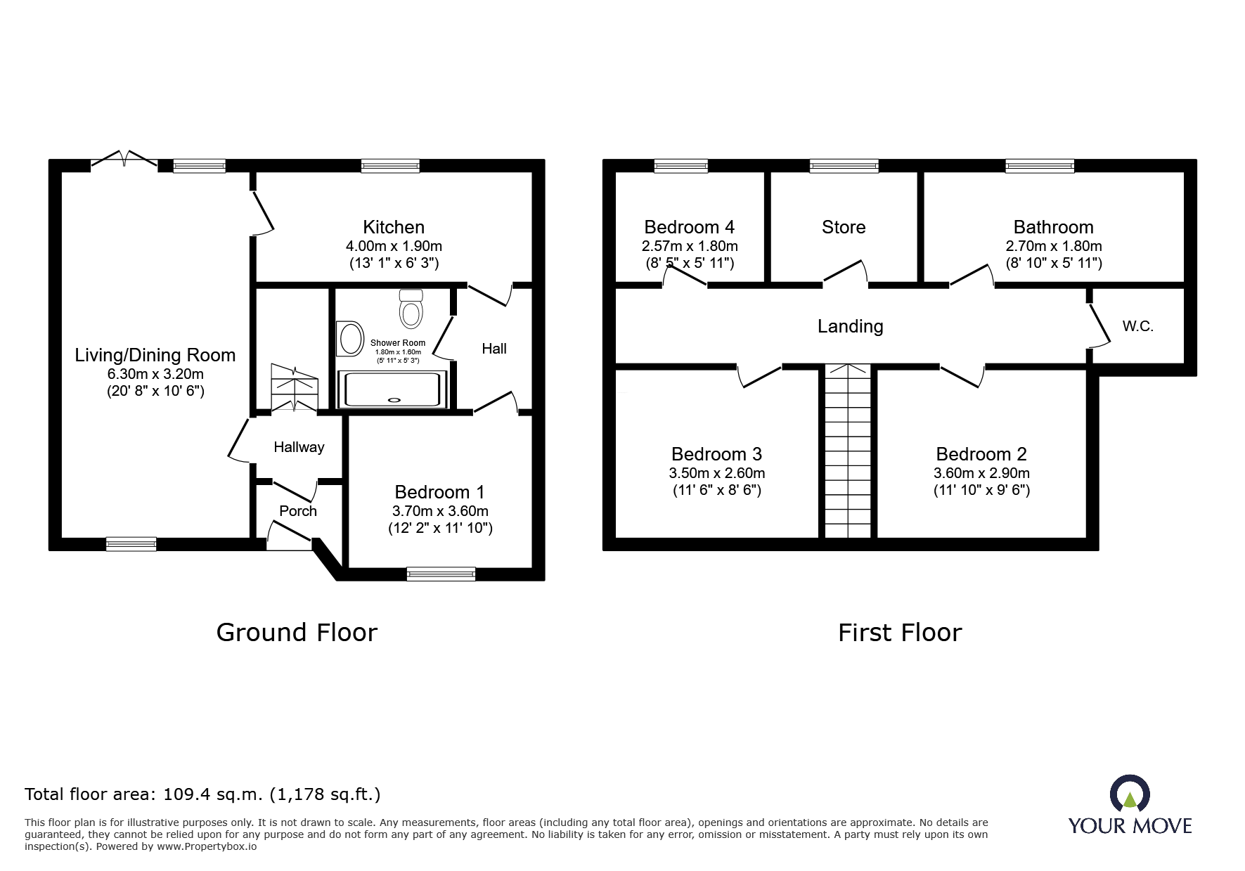 21, Briar Meads, Leicester floorplan