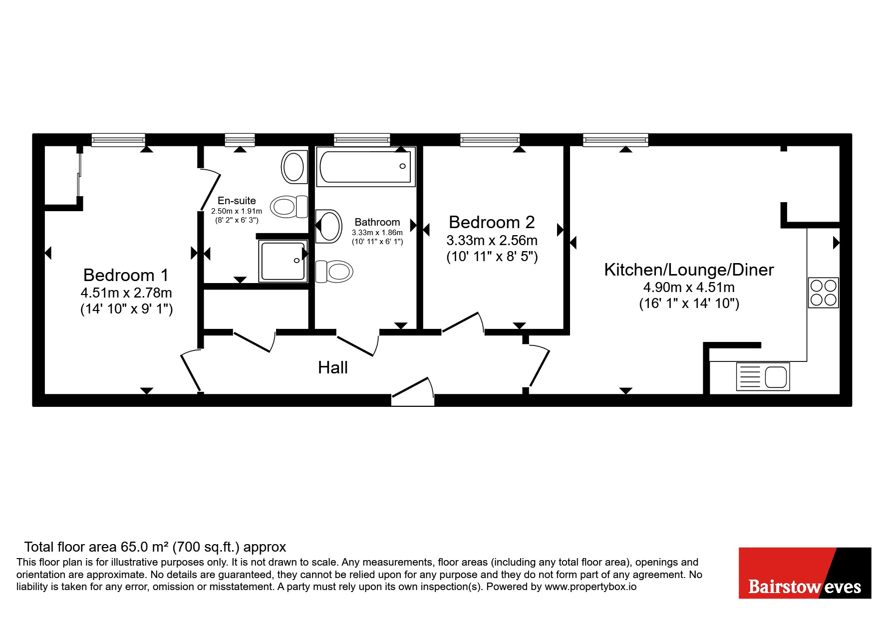 Flat 55, Radnor House, 1272, London Road, London floorplan