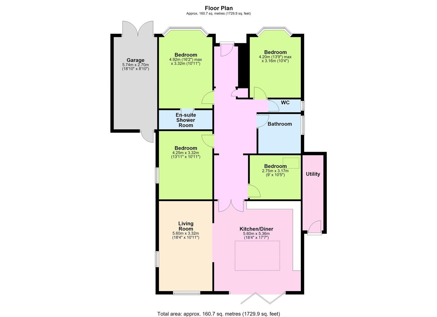 116, Littlehampton Road, Ferring, Worthing floorplan