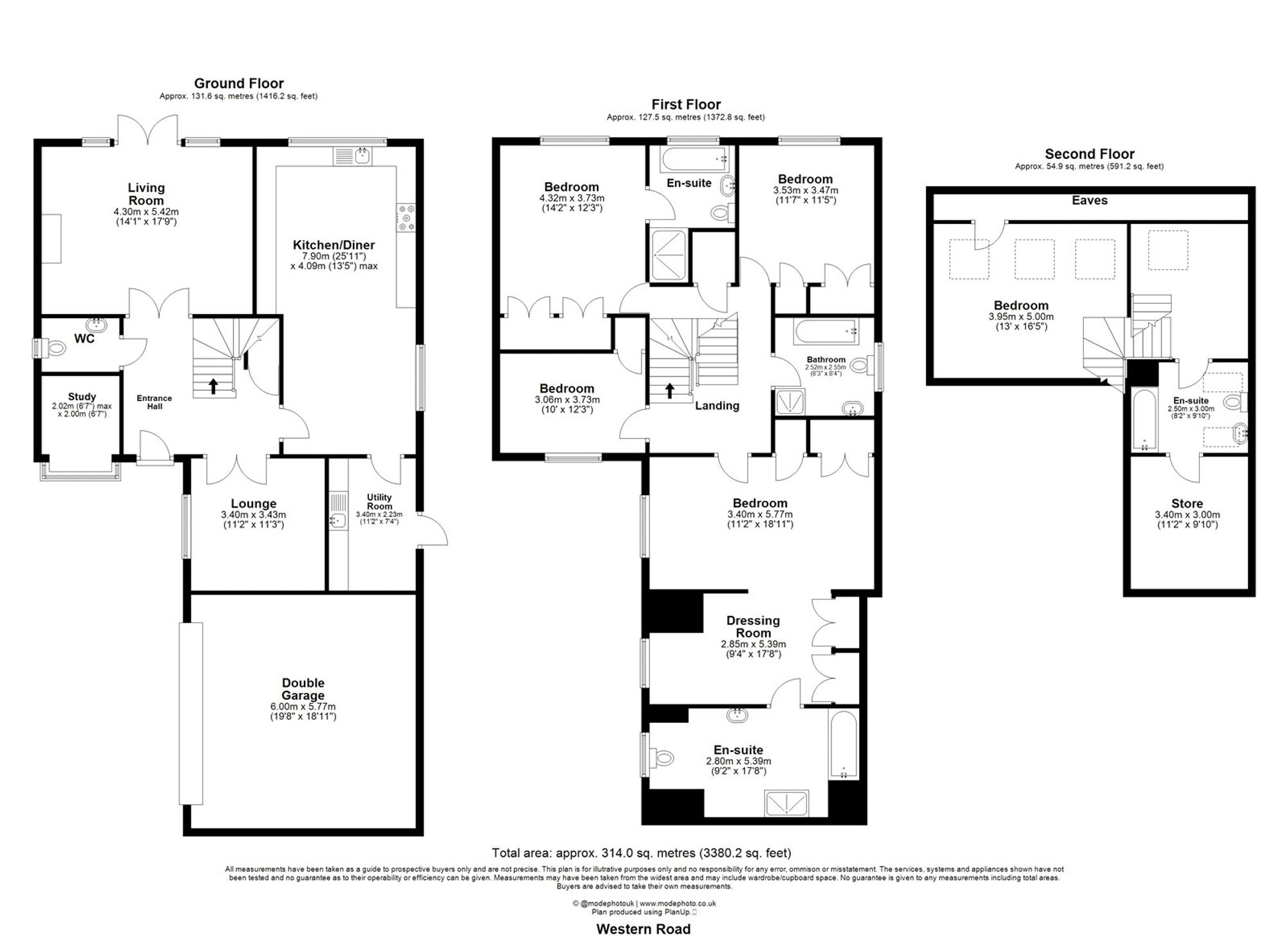 92 Western Road, Billericay floorplan
