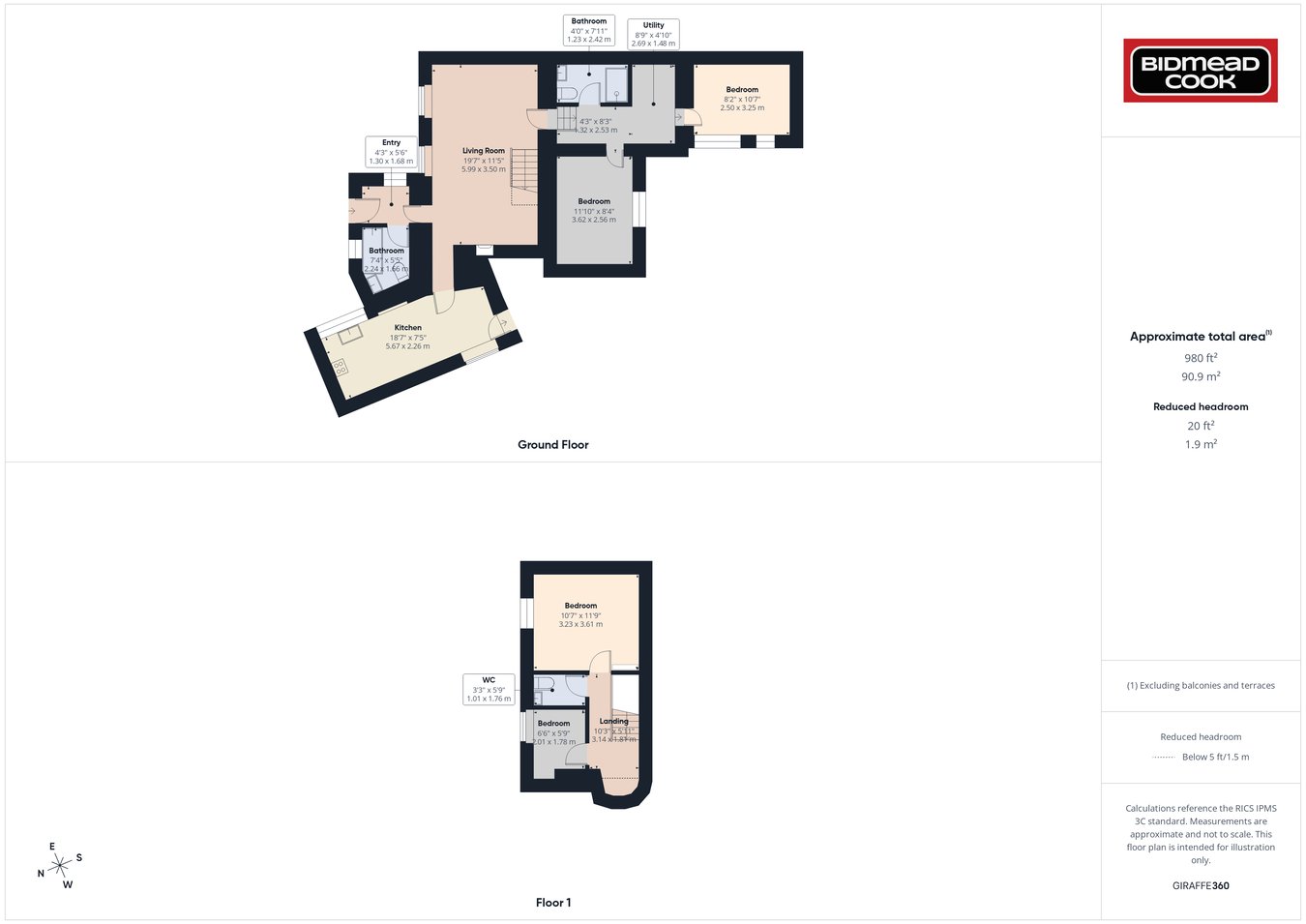 Quarry Cottage, Ruardean floorplan