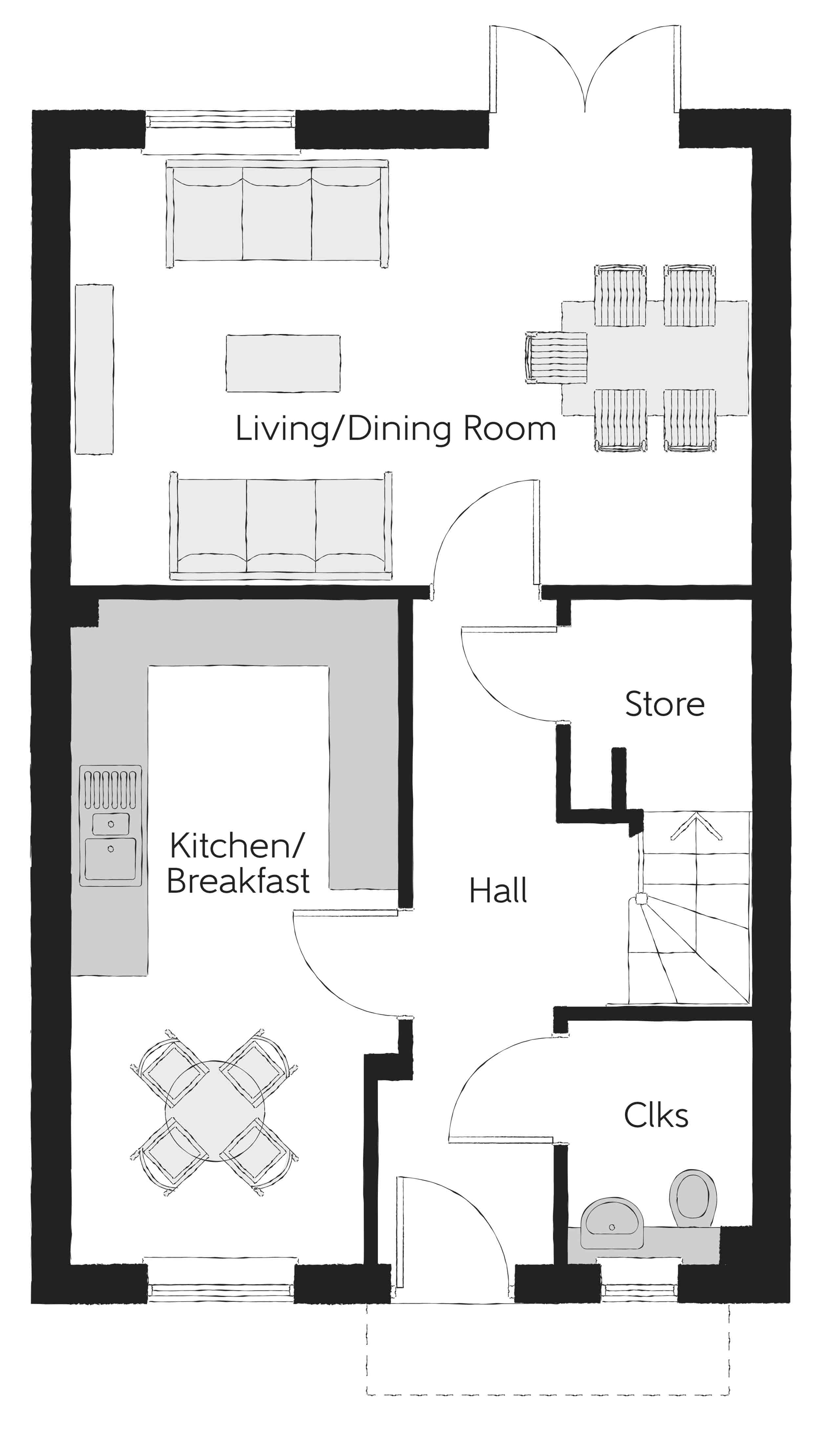 264, Mill Road, Sharnbrook floorplan