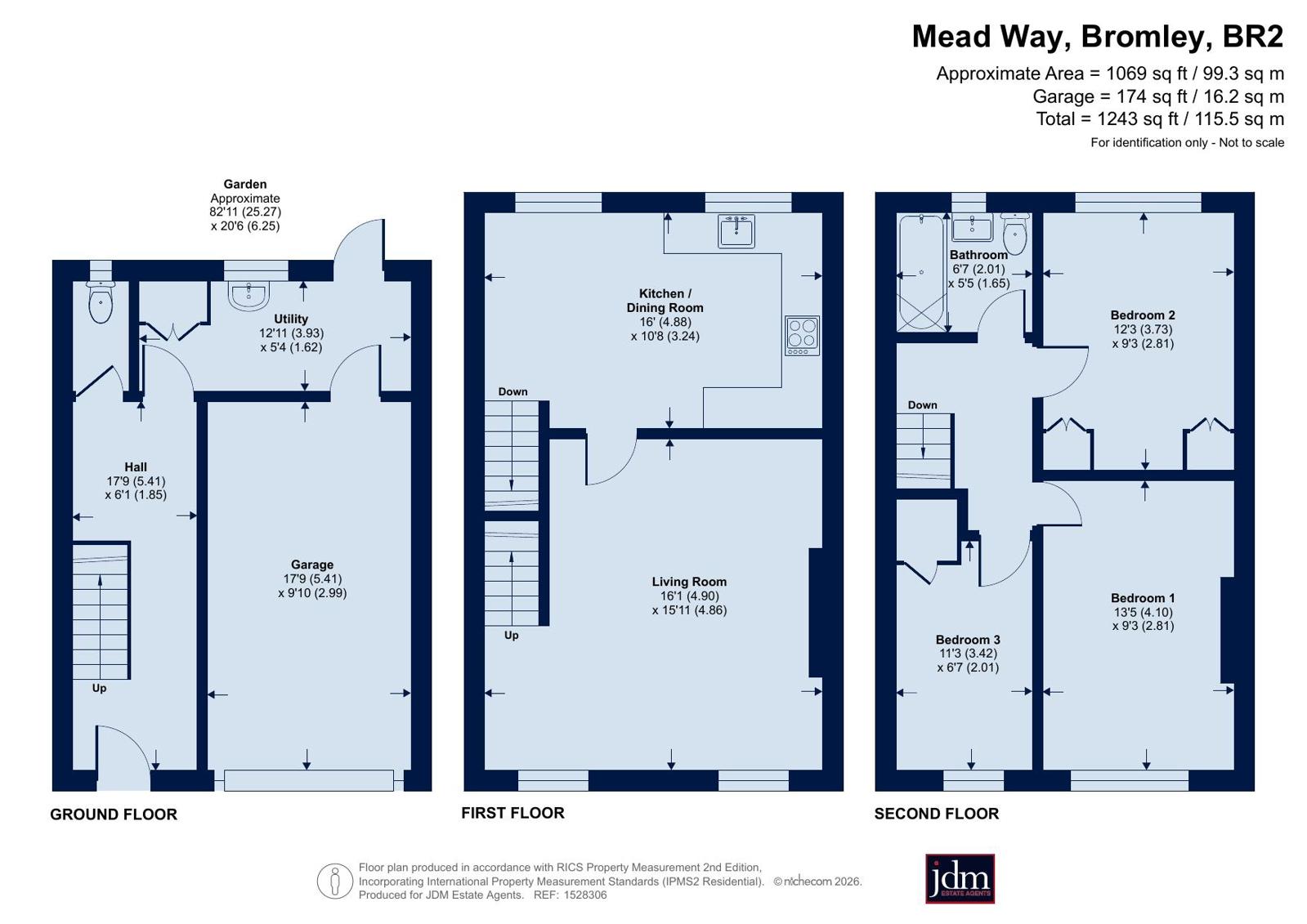 Mead Way, Bromley floorplan