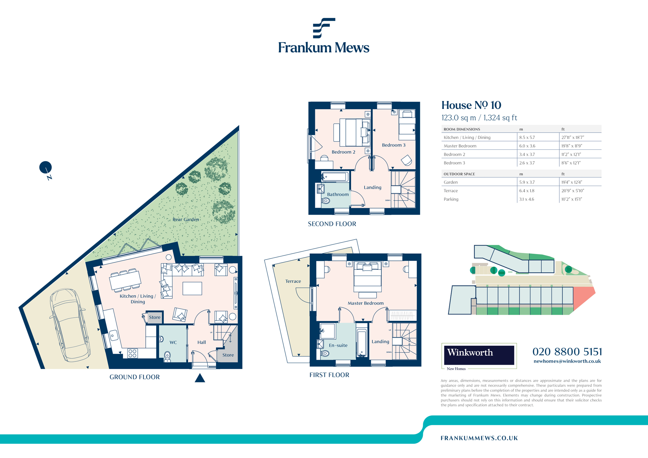2 Frankum Mews, 38, Crawley Road, London floorplan