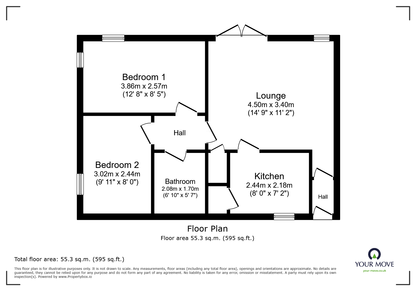 16, Delisle Court, Leicestershire floorplan