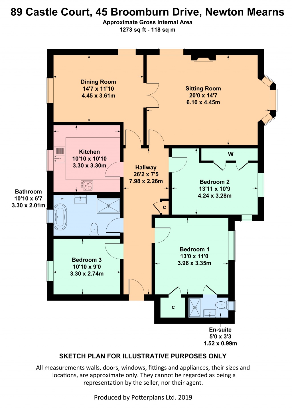 3 Bedrooms Flat for sale in Castle Court, 45 Broomburn Drive, Newton Mearns G77