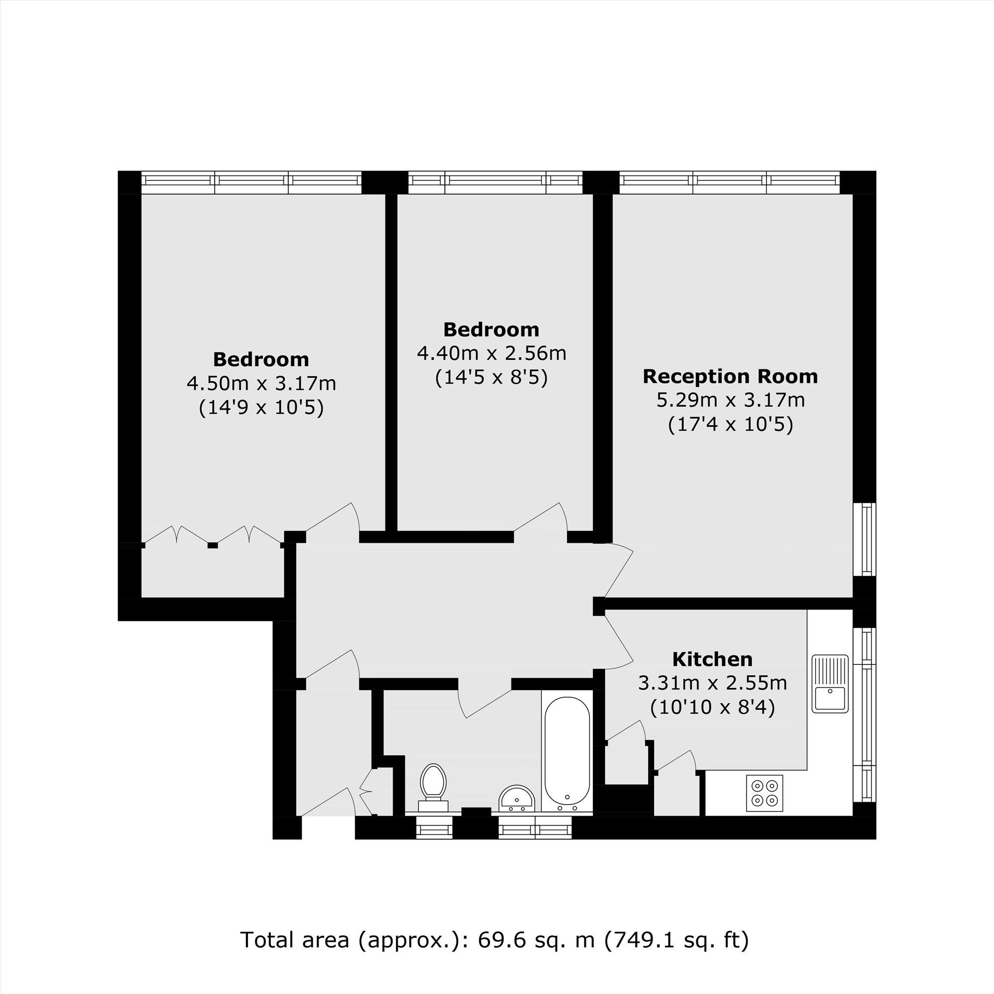 Roman Road, London floorplan
