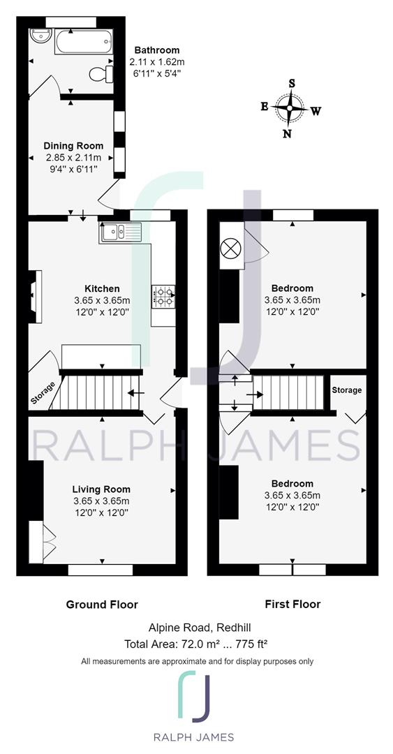 2 Bedrooms Semi-detached house to rent in Alpine Road, Redhill RH1