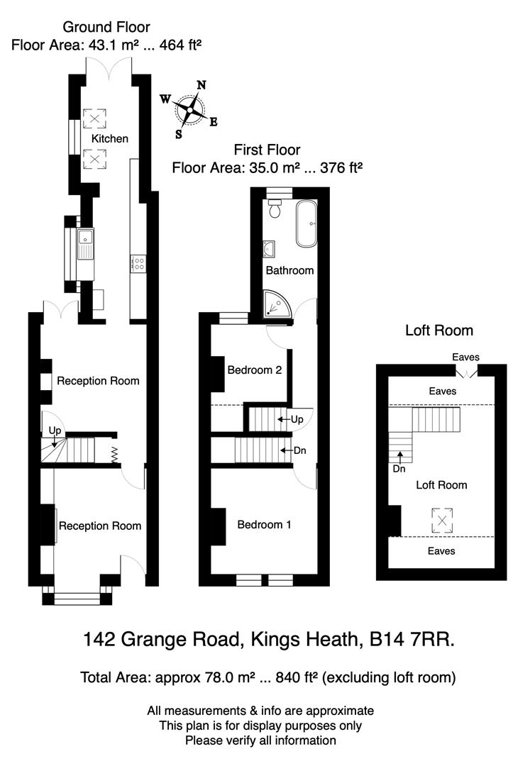 142, Grange Road, Birmingham floorplan