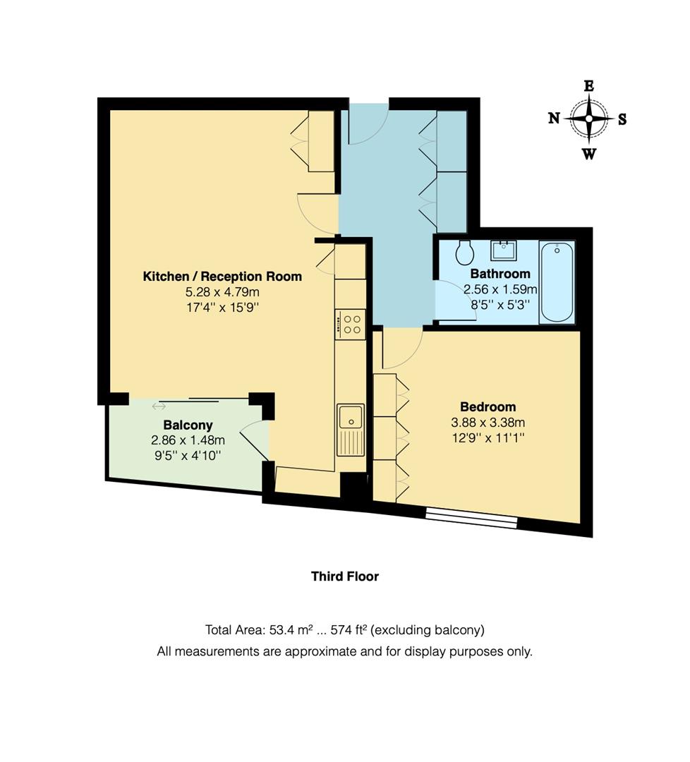 SL, Flat 15, 39, Gransden Avenue, Hackney floorplan