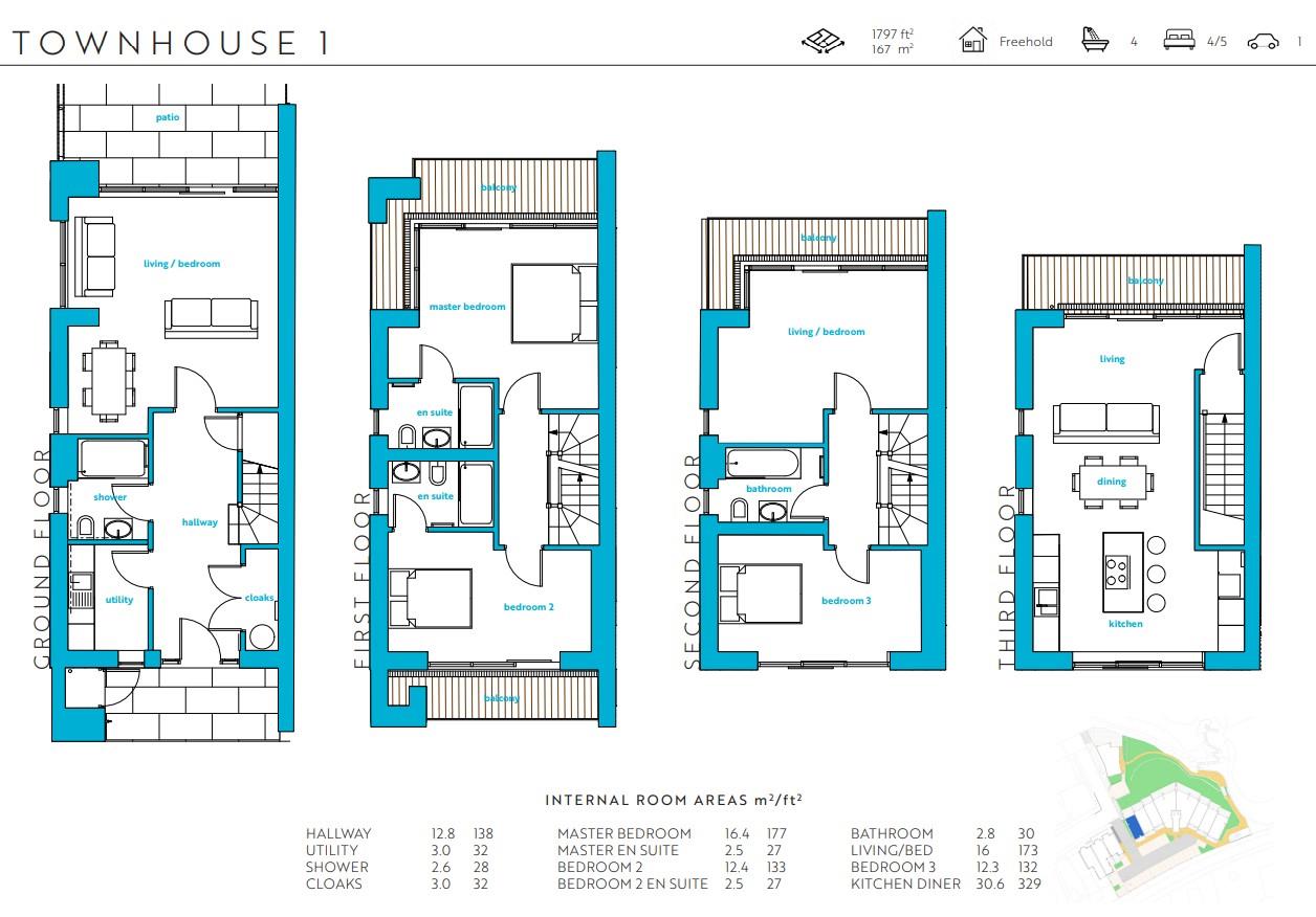 1 Gwel Trebarwith, East Street, Newquay floorplan