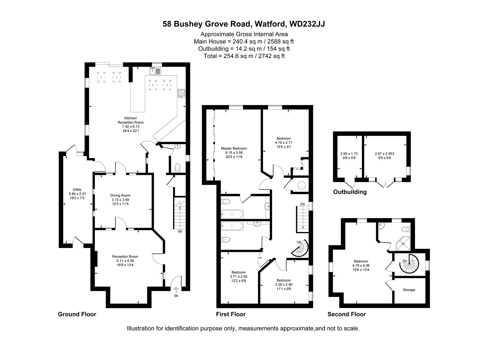 58, Bushey Grove Road, Hertfordshire floorplan