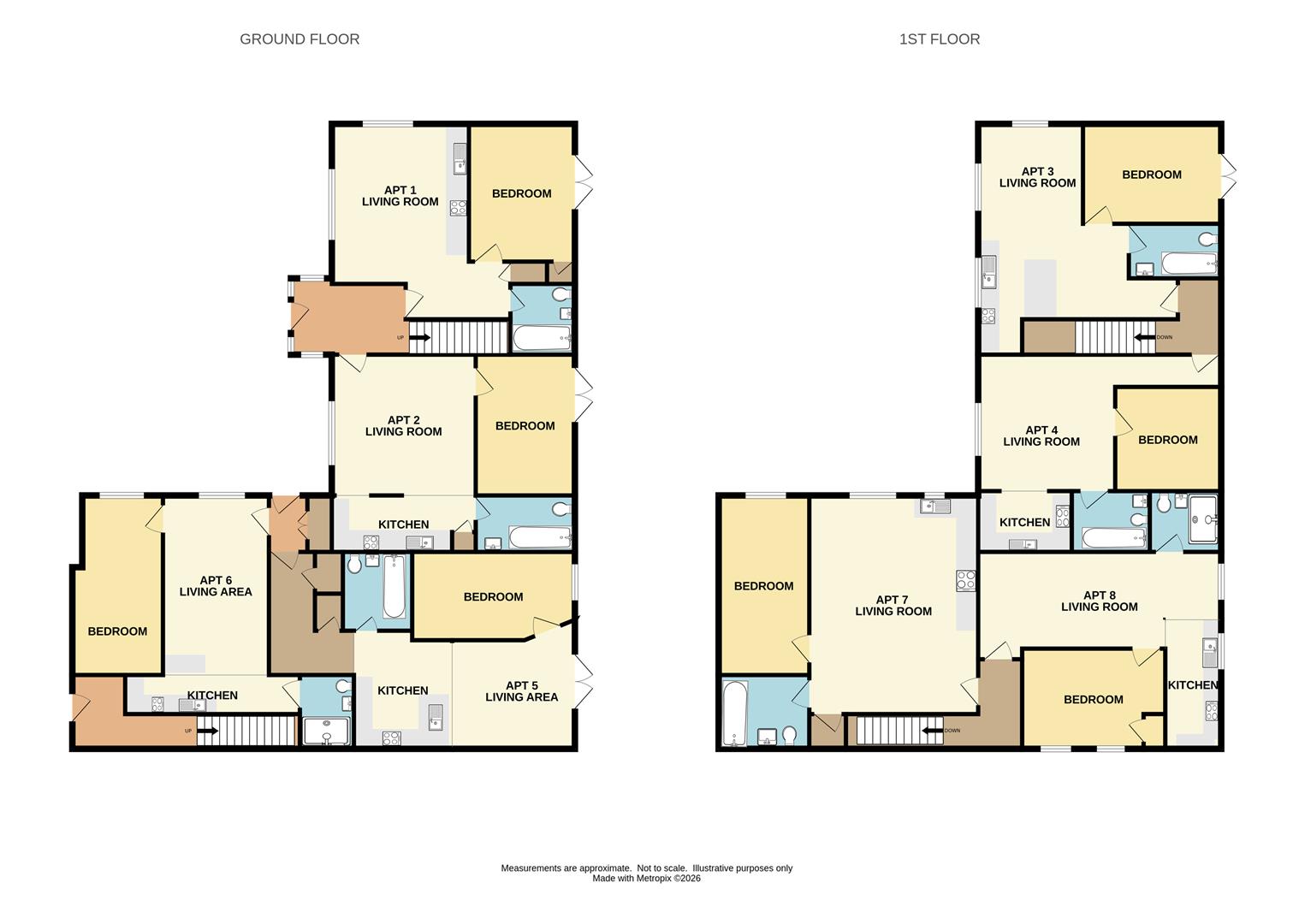 Flat 1 Catherine House, 16A Catherine Street, Macclesfield floorplan