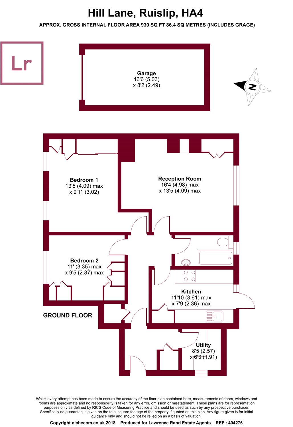 2 Bedrooms Maisonette for sale in Hill Lane, Ruislip, Middlesex HA4