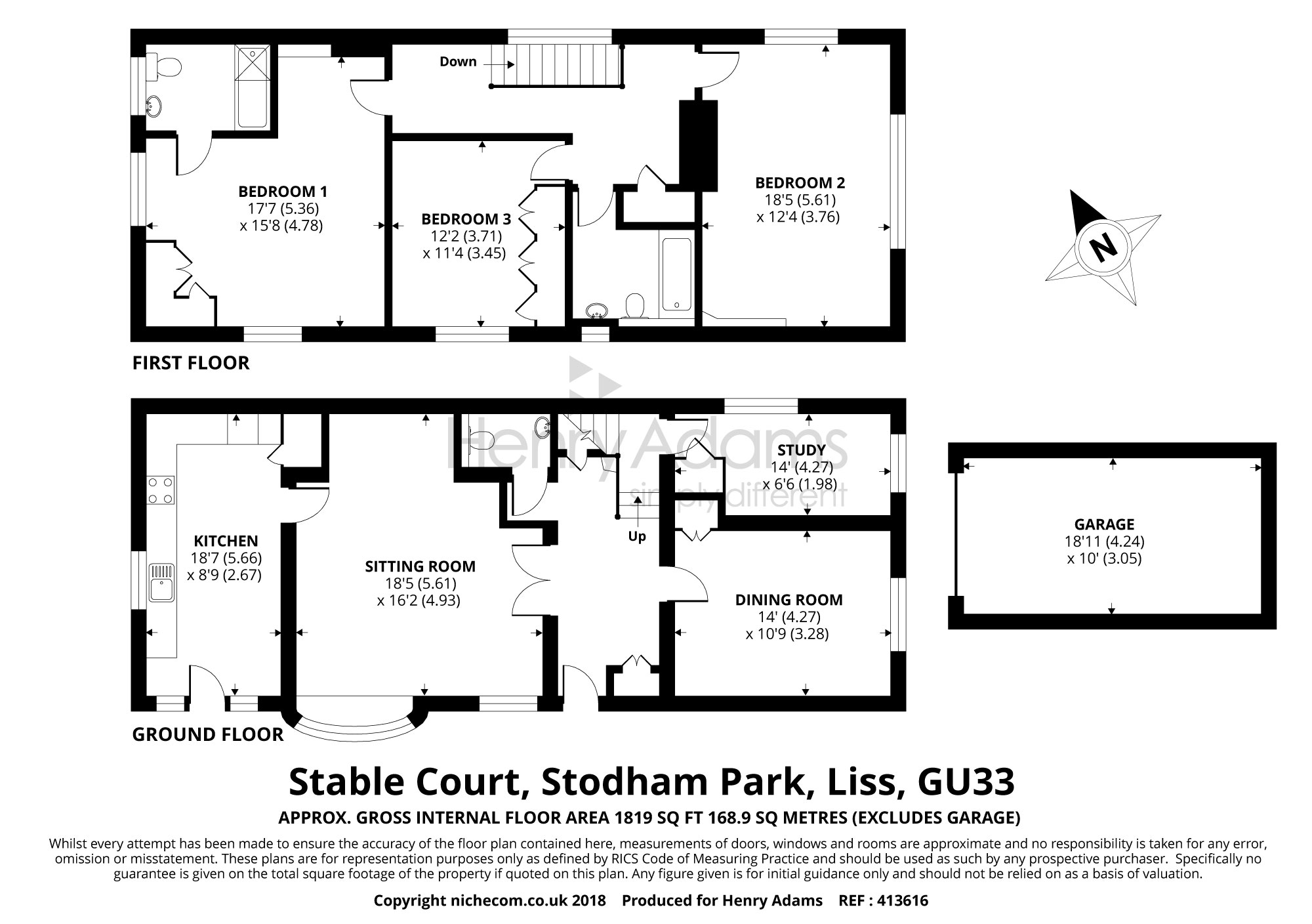 3 Bedrooms  for sale in Stable Court, Stodham Lane, Liss GU33