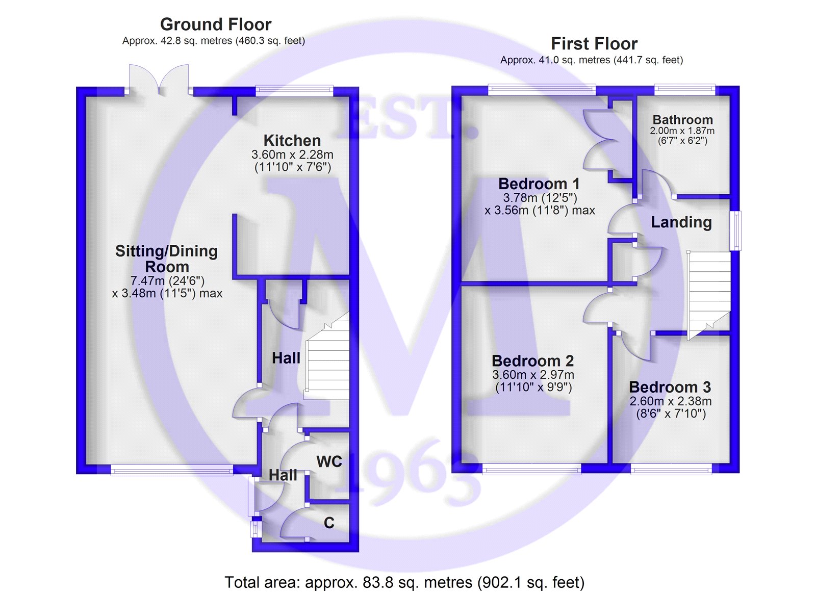 43, Thornham Road, New Milton floorplan