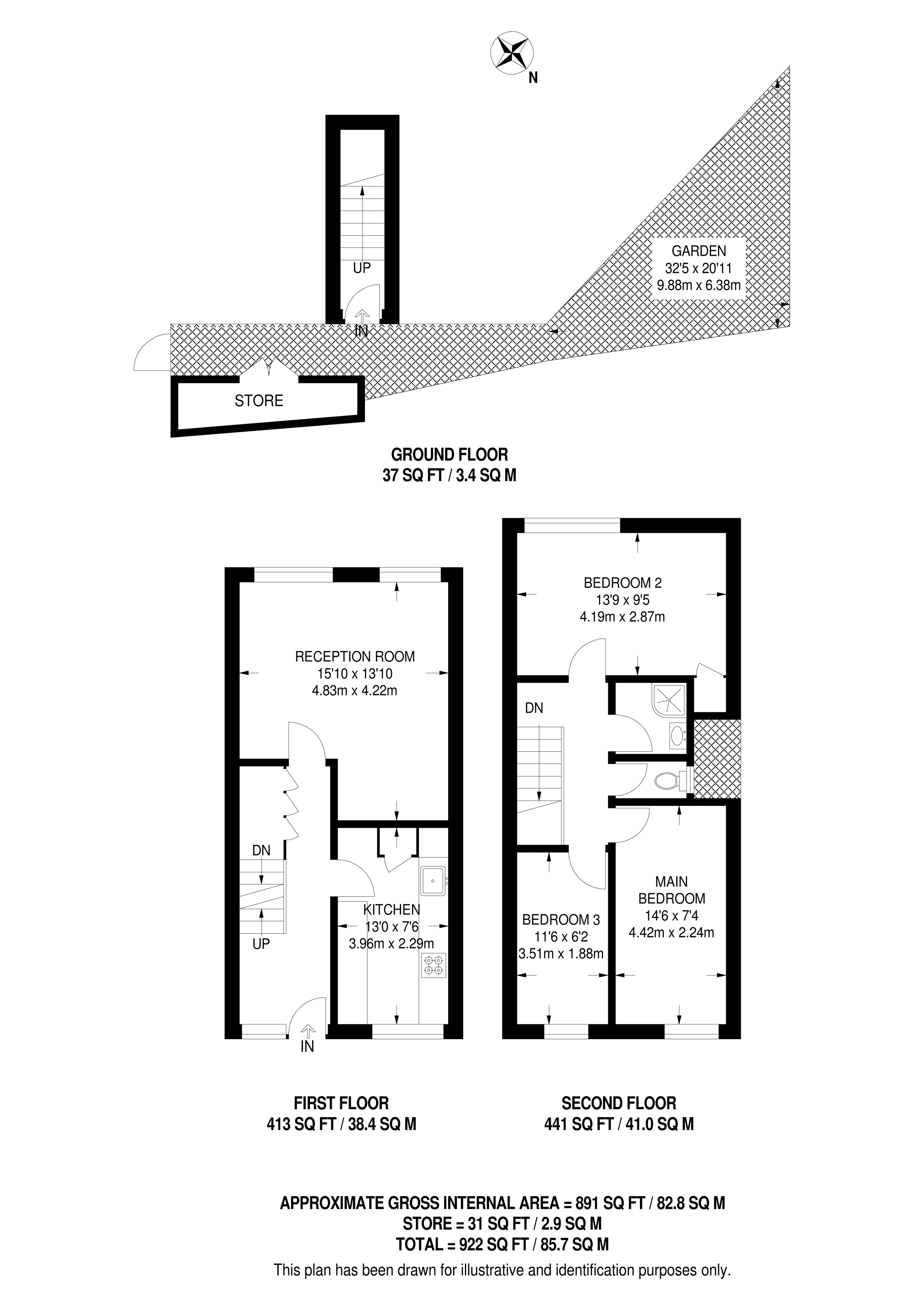 Clarence Gardens, Euston, London, NW1 floorplan