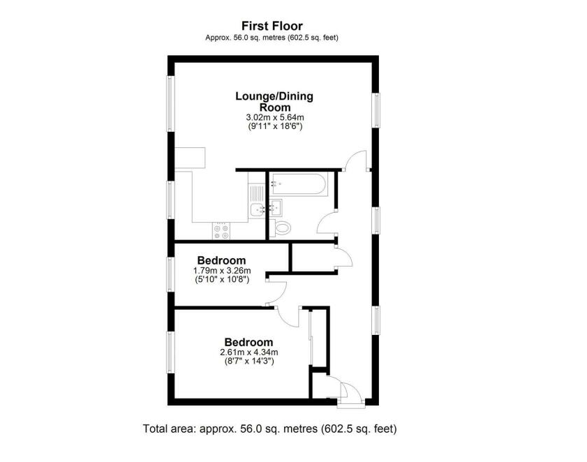 83, Kerr Close, Hertfordshire floorplan