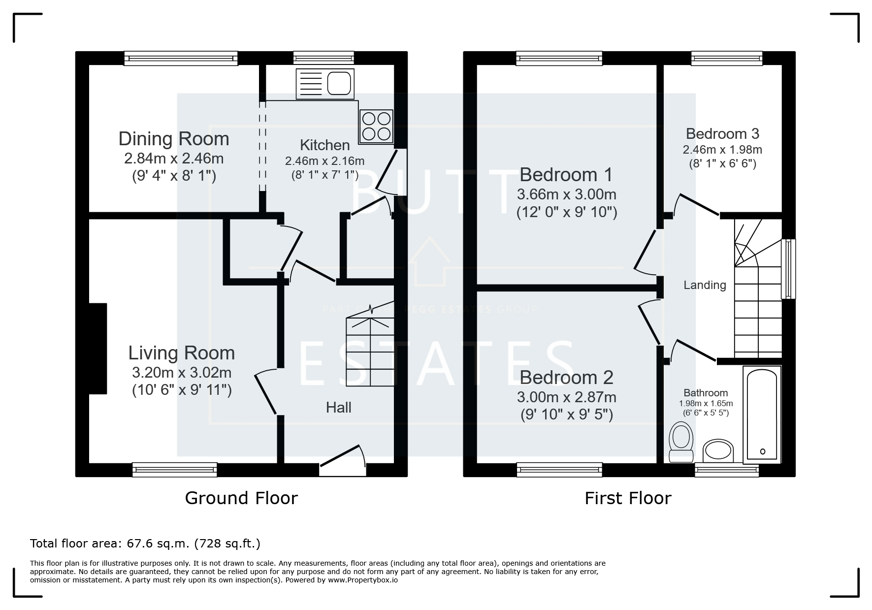 189 Exwick Road, Exeter floorplan