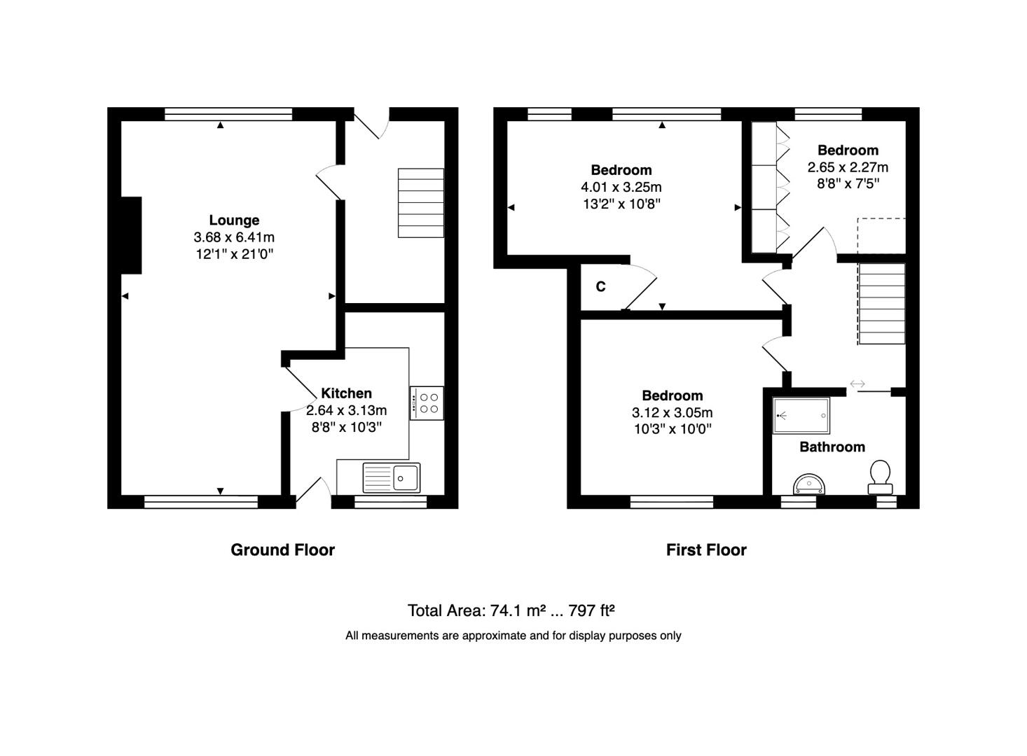 16, Netherfield Close, Leeds floorplan