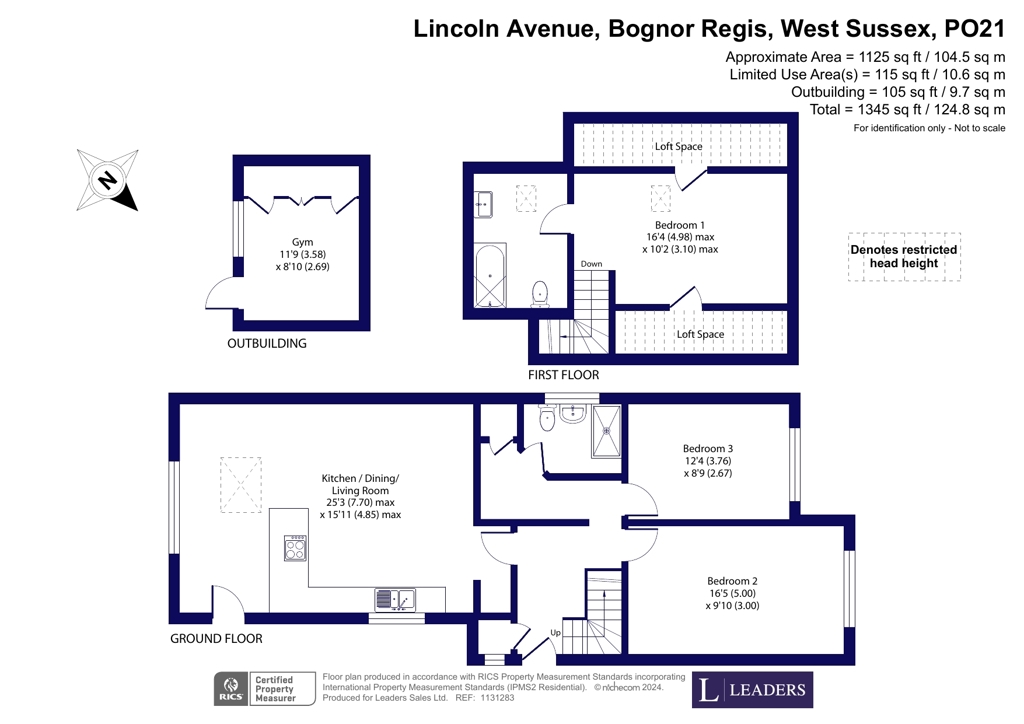 14, Lincoln Avenue, Bognor Regis floorplan