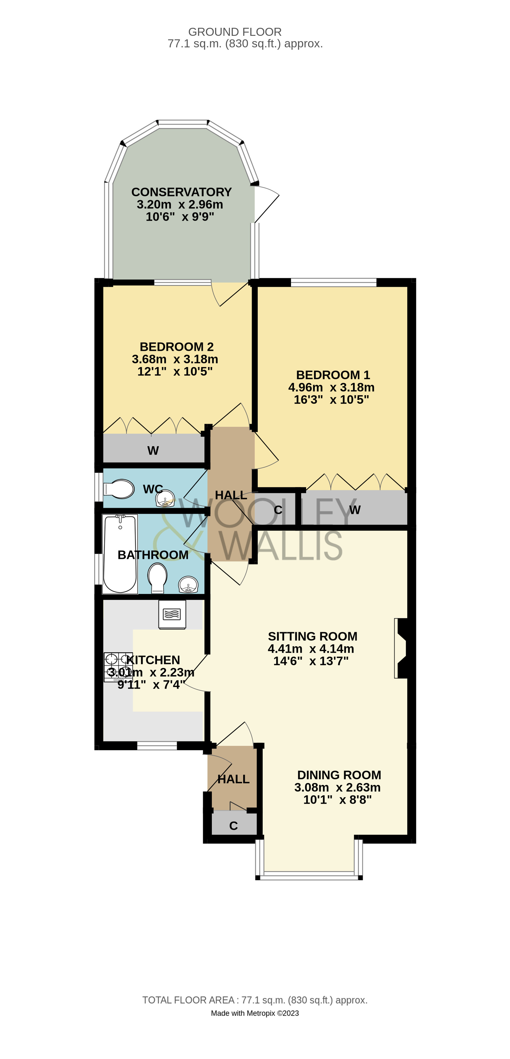 Stratford Place, Lymington, Hampshire SO41, 2 bedroom bungalow for sale