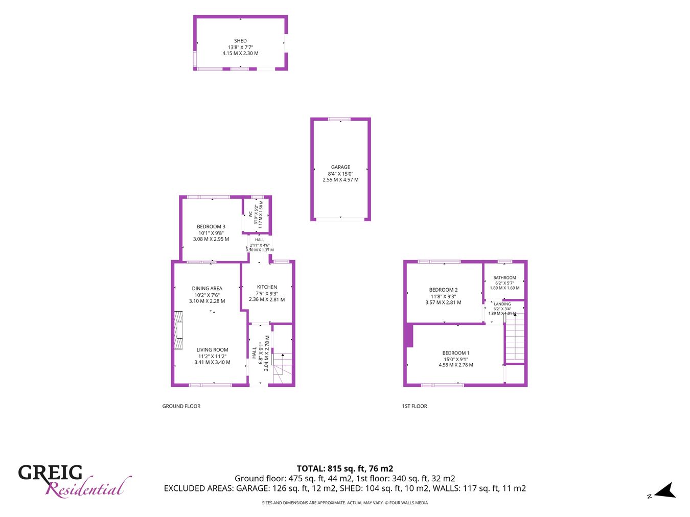 15, Cessnock Place, Kilmarnock floorplan